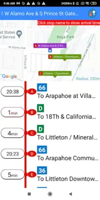 Denver RTD Bus Tracker android App screenshot 0