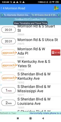 Denver RTD Bus Tracker android App screenshot 4