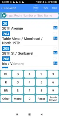 Denver RTD Bus Tracker android App screenshot 5